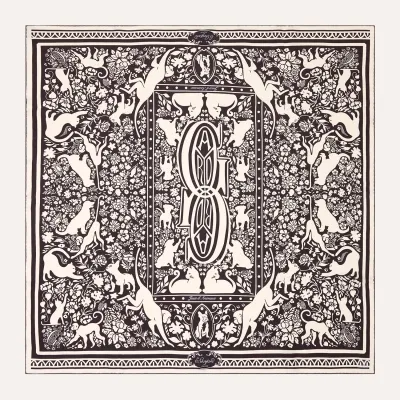 Jeux d'Animaux scarf - Graphite Print