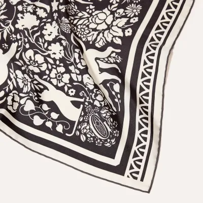 Jeux d'Animaux scarf - Graphite Print