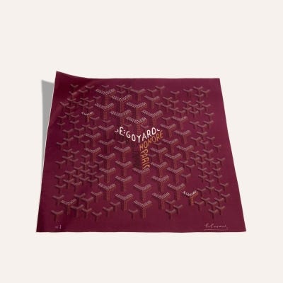 FOULARDN1 Burgundy
