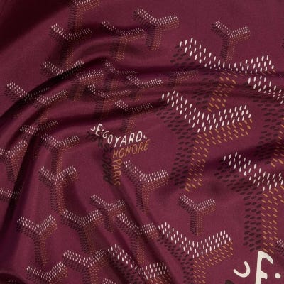 FOULARDN1 Burgundy