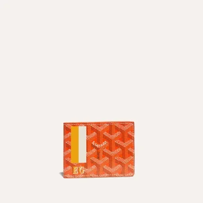 PORTE-CARTES INSERT VICTOIRE BANDES INITIALES ECO Orange