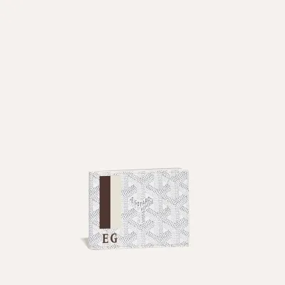PORTE-CARTES INSERT VICTOIRE BANDES INITIALES ECO White