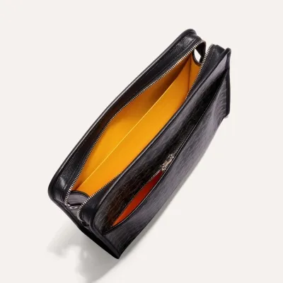 Jouvence GM toiletry bag Initials - Black