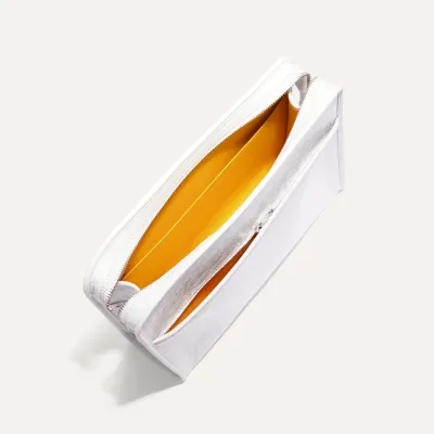 Jouvence GM toiletry bag Initials - White