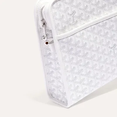 Jouvence GM toiletry bag Initials - White