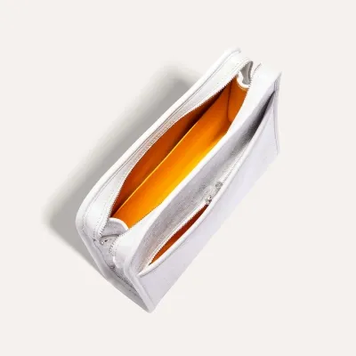 Jouvence MM toiletry bag Initials - White