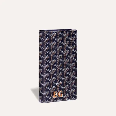 PORTEFEUILLE SAINT LAMBERT PM INITIALES ECO Navy Blue