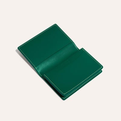 PORTE-CARTES MALESHERBES Green