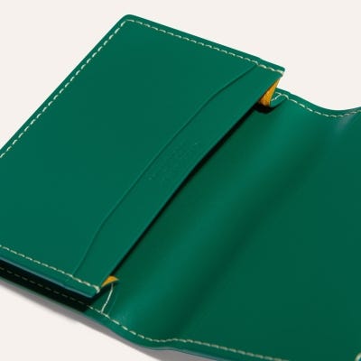 PORTE-CARTES MALESHERBES Green