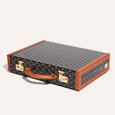 PORTE DOCUMENTS MANOIR 2 PM Black & Tan