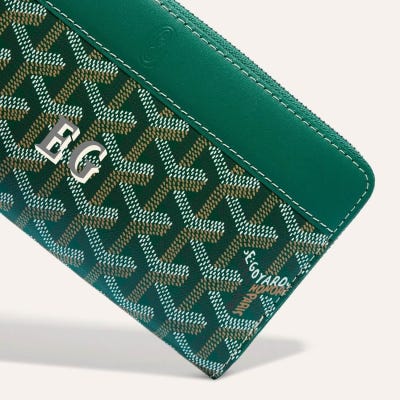 PORTEFEUILLE MATIGNON GM 2 INITIALES Green