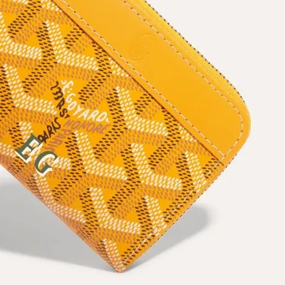 PORTE-MONNAIE MATIGNON MINI INITIALES Yellow