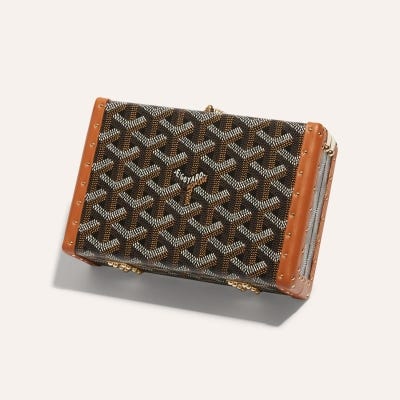 POCHETTE MINAUDIERE Black & Tan