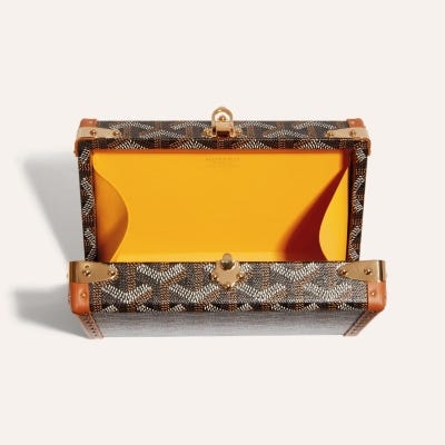 POCHETTE MINAUDIERE Black & Tan