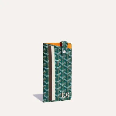 ETUI LUNETTES MONTMARTRE GM BANDES INITIALES ECO Green