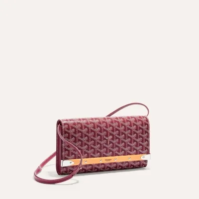 POCHETTE MONTE CARLO 2 PM バーガンディ