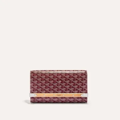 POCHETTE MONTE CARLO 2 PM バーガンディ