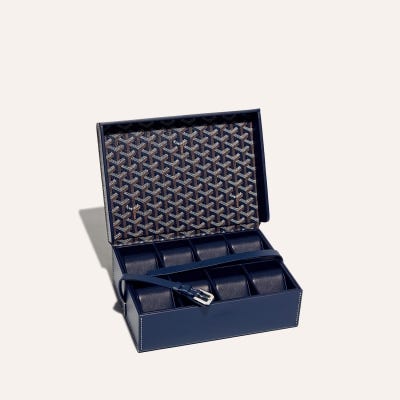 COFFRET 8 MONTRES ネイビーブルー