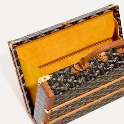 SAC MALLE PALACE 1 MM Noir & Naturel