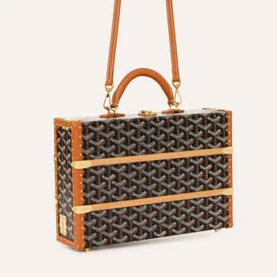 SAC MALLE PALACE 1 MM Noir & Naturel