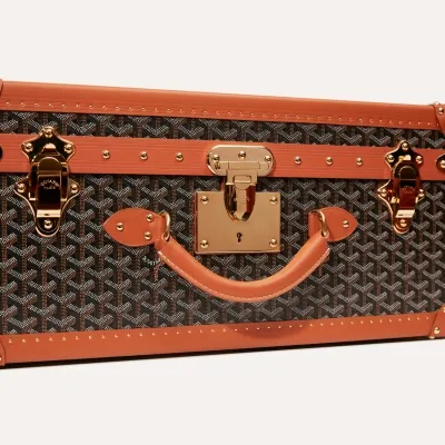 Palace 55 Suitcase - Black & Tan