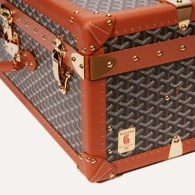 Palace 70 Suitcase - Black & Tan
