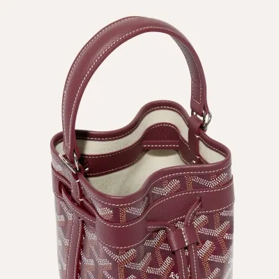 SAC SEAU PETIT FLOT MINI Burgundy