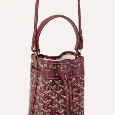 SAC SEAU PETIT FLOT MINI Burgundy