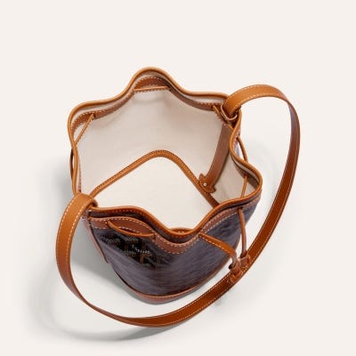 SAC SEAU PETIT FLOT Black & Tan