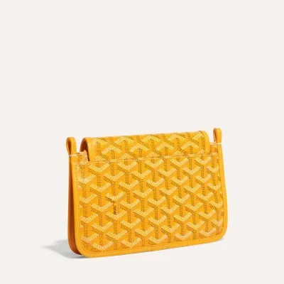 PORTEFEUILLE POCHETTE PLUMET BANDES INITIALES Yellow