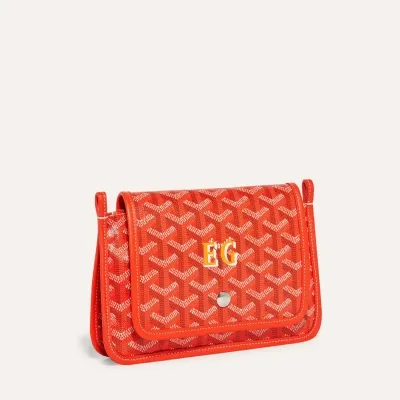 PORTEFEUILLE POCHETTE PLUMET INITIALES Orange