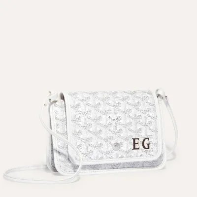 PORTEFEUILLE POCHETTE PLUMET INITIALES ホワイト