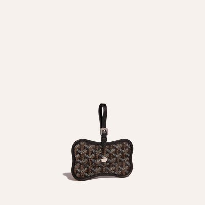 POCHETTE OS CHIEN GRIS PM Black