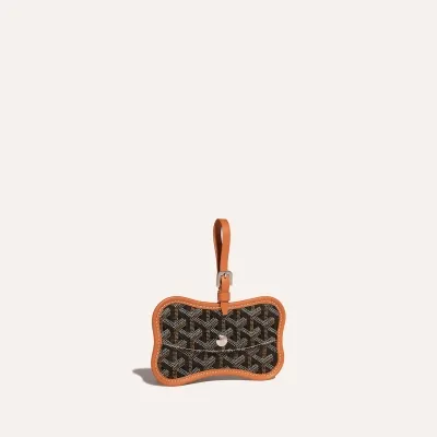 POCHETTE OS CHIEN GRIS PM Noir & Naturel