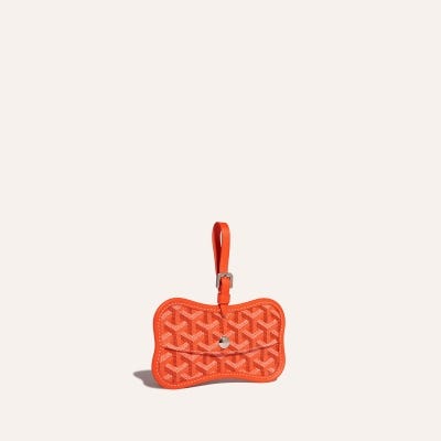 POCHETTE OS CHIEN GRIS PM Orange