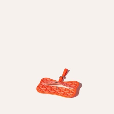 POCHETTE OS CHIEN GRIS PM Orange