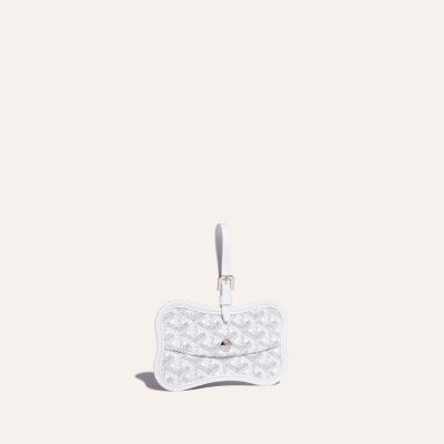POCHETTE OS CHIEN GRIS PM White