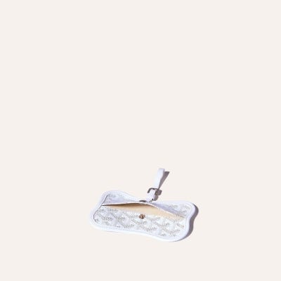 POCHETTE OS CHIEN GRIS PM White