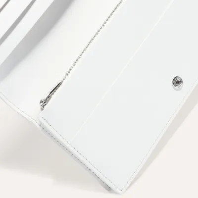 PORTEFEUILLE RICHELIEU BANDES INITIALES White