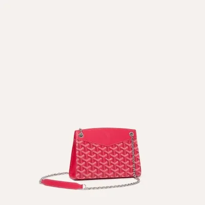 SAC ROUETTE STRUCTURE MINI ENVERS FLORAL 2025 Fuchsia