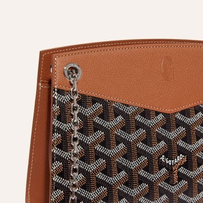 SAC ROUETTE STRUCTURE MINI Black & Tan