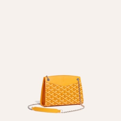 SAC ROUETTE STRUCTURE MINI Jaune