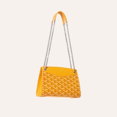 SAC ROUETTE STRUCTURE MINI Jaune