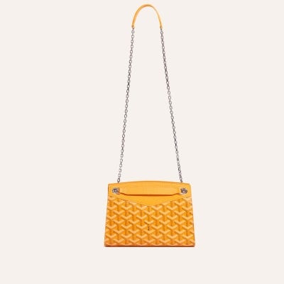 SAC ROUETTE STRUCTURE MINI Jaune