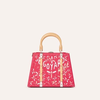 SAC MALLE SAIGON MINI MARQUETERIE 2025 Fuchsia