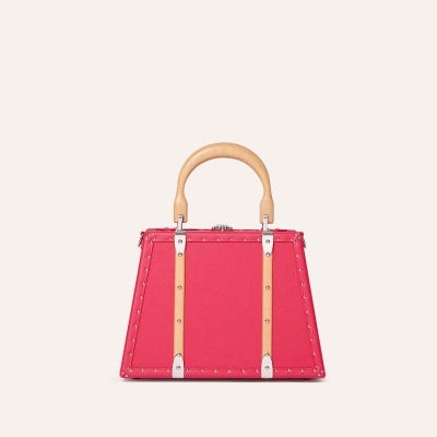 SAC MALLE SAIGON MINI MARQUETERIE 2025 Fuchsia