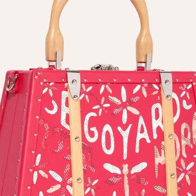 SAC MALLE SAIGON MINI MARQUETERIE 2025 Fuchsia