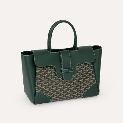 CABAS SAIGON MM GENERIQUE MARQUAGE PLAQUE Dark Green
