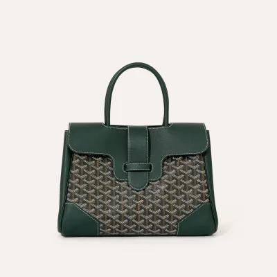 CABAS SAIGON MM GENERIQUE MARQUAGE PLAQUE Dark Green
