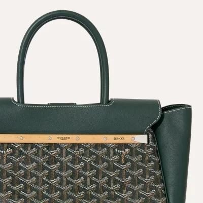 CABAS SAIGON MM GENERIQUE MARQUAGE PLAQUE Dark Green